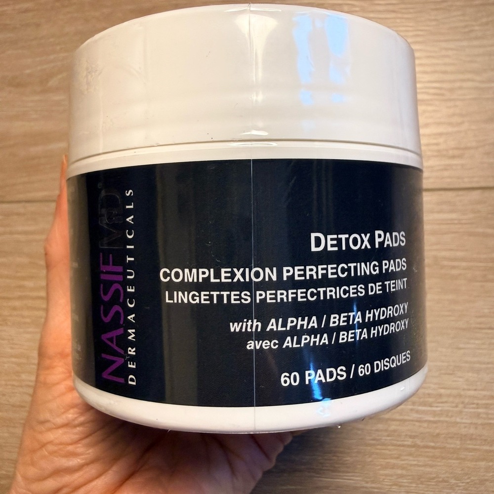 Nassif MD Dermaceuticals Detox Pads, 60-Pack,‎ Sealed